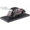 CARSDEMETAL.ES 1982 CITROEN 2CV6 CHARLESTON RED-NEGRO "CARS INFEPTABLE" 1:24 Salvat Editorial ES07