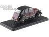 CARSDEMETAL.ES 1982 CITROEN 2CV6 CHARLESTON RED-NEGRO "CARS INFEPTABLE" 1:24 Salvat Editorial ES07