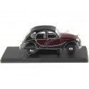 CARSDEMETAL.ES 1982 CITROEN 2CV6 CHARLESTON RED-NEGRO "CARS INFEPTABLE" 1:24 Salvat Editorial ES07