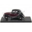 CARSDEMETAL.ES 1982 CITROEN 2CV6 CHARLESTON RED-NEGRO "CARS INFEPTABLE" 1:24 Salvat Editorial ES07