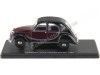 Carsdemetal.es 1982 Citroen 2CV6 Charleston Red-Negro "Carros inesquecíveis" 1:24 Salvat editorial ES07