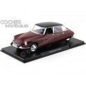 CARSDEMETAL.ES 1957 Citroen DS 19 RED-NEGRO "CARS INFETTABLE" 1:24 Éditorial Salvat ES08