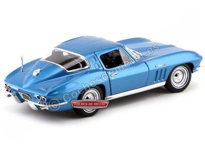 Cochesdemetal.es 1965 Chevrolet Corvette Sting Ray Coupé Azul 1:18 Maisto 31640 2