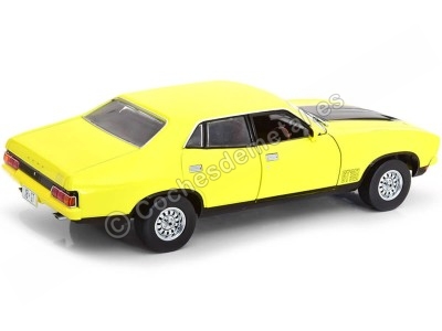 Cochesdemetal.es 1974 Ford Falcon XB GT351 Berline jaune 1:18 Greenlight 18013 2