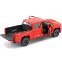 Cochesdemetal.es 2017 Chevrolet Silverado Pickup Rojo 1:24 Welly 24083