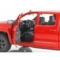 Cochesdemetal.es 2017 Chevrolet Silverado Pickup Rojo 1:24 Welly 24083