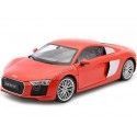 Cochesdemetal.es 2016 Audi R8 V10 Rojo 1:24 Welly 24065