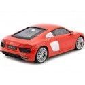 Carsdemetal.es 2016 Audi R8 V10 Vermelho 1:24 bem 24065