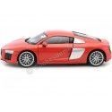 Cochesdemetal.es 2016 Audi R8 V10 Rojo 1:24 Welly 24065