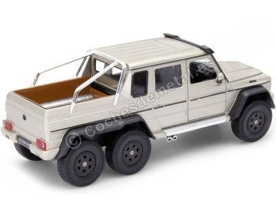 Cochesdemetal.es 2015 Mercedes-Benz G 63 AMG 6x6 Gold 1:24 Welly 24061 2