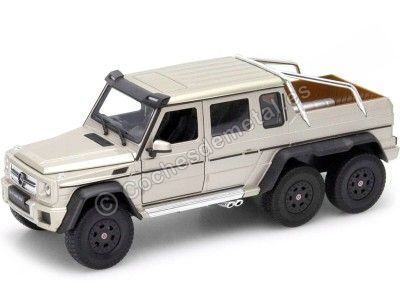 Cochesdemetal.es 2015 Mercedes-Benz G 63 AMG 6x6 Gold 1:24 Welly 24061