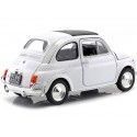 Carsdemetal.es 1957 Fiat Nuova 500 Branco 1:24 Welly 22515