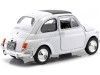 Cochesdemetal.es 1957 Fiat Nuova 500 Blanco 1:24 Welly 22515