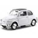 Carsdemetal.es 1957 Fiat Nuova 500 Branco 1:24 Welly 22515