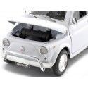 Carsdemetal.es 1957 Fiat Nuova 500 Branco 1:24 Welly 22515