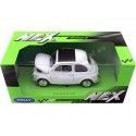 Carsdemetal.es 1957 Fiat Nuova 500 Branco 1:24 Welly 22515