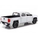 Cochesdemetal.es 2017 Chevrolet Silverado Pickup Blanco 1:24 Welly 24083