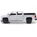 Cochesdemetal.es 2017 Chevrolet Silverado Pickup Blanco 1:24 Welly 24083