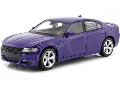 Carsdemetal.es 2016 Dodge Charger R/T Blue 1:24 Welly 24079