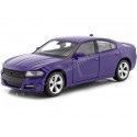 Cochesdemetal.es 2016 Dodge Charger R / T Azul 1:24 Welly 24079