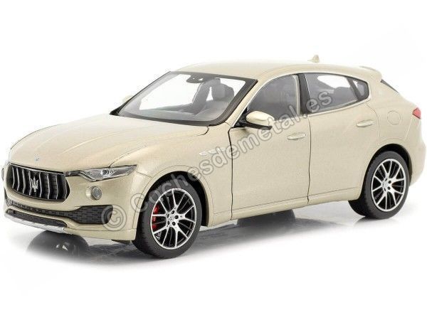 Cochesdememetal.es 2017 Maserati Louture beige métallique 1:24 Welly 24078