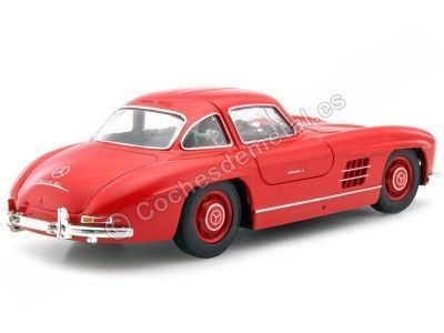 Cochesdemetal.es 1954 Mercedes-Benz 300 Sl Gullwing "Alas de Gaviota" W198 Rojo 1:24 Welly 24064 2