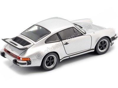 Cochesdemetal.es 1974 Porsche 911 Turbo 3.0 Gris Metalizado 1:24 Welly 24043 2