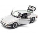 CARSDEMETAL.ES 1974 Porsche 911 Turbo 3.0 Gray métallique 1:24 Wellly 24043