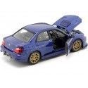 Cochesdemetal.es 2010 Subaru Impreza WRX STI AZUL 1:24 Welly 22487