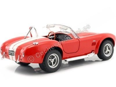 Cochesdemetal.es 1965 Shelby Cobra SC 427 Rojo 1:24 Welly 24002 2