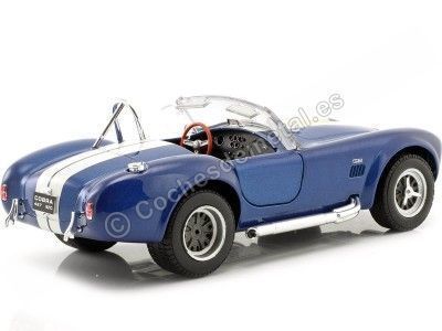 Cochesdemetal.es 1965 Shelby Cobra SC 427 Blue Blue 1:24 Welly 24002 2