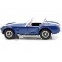 Cochesdemetal.es 1965 Shelby Cobra SC 427 Azul-blanco 1:24 Welly 24002