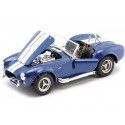 Cochesdemetal.es 1965 Shelby Cobra SC 427 Azul-blanco 1:24 Welly 24002