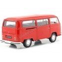 Carsdemetal.es 1972 Volkswagen VW T2 Red 1:24 Welly 22472