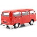 Carsdemetal.es 1972 Volkswagen VW T2 vermelho 1:24 Welly 22472