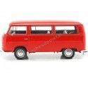 Carsdemetal.es 1972 Volkswagen VW T2 Red 1:24 Welly 22472