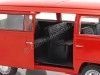 Carsdemetal.es 1972 Volkswagen VW T2 vermelho 1:24 Welly 22472