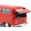 Carsdemetal.es 1972 Volkswagen VW T2 vermelho 1:24 Welly 22472