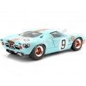 Cochesdemetal.es 1968 Ford GT40 MK1 Widebody Nº9 Ganador 24h LeMans Azul/Naranja 1:18 Solido S1803001