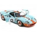 Cochesdemetal.es 1968 Ford GT40 MK1 Widebody Nº9 Ganador 24h LeMans Azul/Naranja 1:18 Solido S1803001