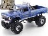 Cochesdemetal.es 1974 Ford F-250 Monster Truck "Bigfoot, Kings of Crunch" Azul 1:18 Greenlight 13541