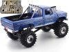 Cochesdemetal.es 1974 Ford F-250 Monster Truck "Bigfoot, Kings of Crunch" Azul 1:18 Greenlight 13541