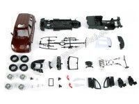 2008 Porsche Cayenne 3.2 V6 Turbo Granate "Metal Kit" 1:24 Bburago 18-25104