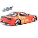 Cochesdemetal.es 1995 Mazda RX-7 "Fast & Furious 2" Red-Yellow 1:24 Jada Toys 30747 253203059