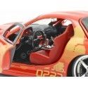 Cochesdemetal.es 1995 Mazda RX-7 "Fast & Furious 2" Red-Yellow 1:24 Jada Toys 30747 253203059