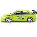 Cochesdemetal.es 2003 Mitsubishi Lancer Evo VII "Fast & Furious 2" Verde 1:24 Jada Toys 99788 253203052