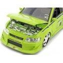 Cochesdemetal.es 2003 Mitsubishi Lancer Evo VII "Fast & Furious 2" Verde 1:24 Jada Toys 99788 253203052