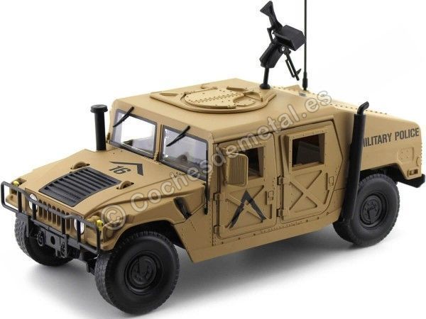 Cochesdemetal.es 1984 Hummer Humvee R-2 Military Police Dessert Tan 1:18 Auto World AWML003B