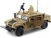 Carsdemetal.es 1984 Hummer Humvee R-2 Polícia Militar da Polícia Militar Tan 1:18 Auto World AWML003B