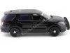 Cochesdemetal.es 2015 Ford Police Interceptor Utility-Promo Plain Black 1:18 Motor Max 73543